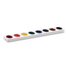 Professional Watercolors, 8 Assorted Colors, Oval Pan Palette Tray