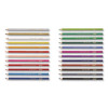 Colored Pencil Sets, 3.3 Mm, 2B, Assorted Lead And Barrel Colors, 24/Pack