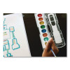 Metallic Washable Watercolors, 8 Assorted Metallic Colors, Palette Tray