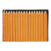 Golf Wooden Pencils, 0.7 Mm, Hb (#2), Black Lead, Yellow Barrel, 144/Box