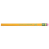 My First Woodcase Pencil With Eraser, 3.6 Mm, Hb (#2), Black Lead, Yellow Barrel, 36/Pack