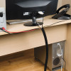 Cable Tidy Tube, 1" Diameter X 43" Long, Black