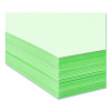 30% Recycled Colored Paper, 20 Lb Bond Weight, 8.5 x 11, Green, 500/Ream