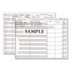 Notary Public Record Book, 10 Column Format, Maroon Cover, 10.5 X 8.25 Sheets, 32 Sheets/Book
