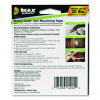 Max Strength Nano-Grab Double-Sided Gel Tape, 0.94" x 5 Ft, Clear