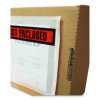 Packing List Envelopes, Top-Print Front: Packing List/Invoice Enclosed, 4.5 x 5.5, Clear/Orange, 500/Box