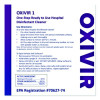Oxivir 1 Wipes, 1-Ply, 11 x 12, 160/Canister, 4 Canisters/Carton