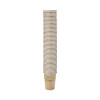 Ecosmart Recycled Fiber Hot/Cold Cups, 12 Oz, Paper, Kraft/Green, 50/Sleeve, 20 Sleeves/Carton