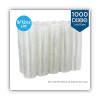 Cold Drink Cup Lids, Fits 9 Oz To 12 Oz Cold Cups, Plastic, Clear, 100/Sleeve, 10 Sleeves/Carton