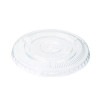 Cold Drink Cup Lids, Fits 9 Oz To 12 Oz Cold Cups, Plastic, Clear, 100/Sleeve, 10 Sleeves/Carton