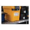 Xtl All-Purpose Vinyl Labels, 1" X 23 Ft, Black On White