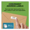 Lw Address Labels, 1.13" x 3.5", White, 350 Labels/Roll, 12 Rolls/Pack
