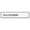 Labelwriter 1-Up File Folder Labels, 0.56" x 3.43", White, 130 Labels Roll, 2 Rolls/Pack