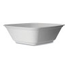Regalia Sugarcane Servingware, Bowl, 160 Oz, White, 100 Bowls/Carton