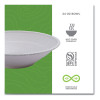 Vanguard Renewable And Compostable Sugarcane Bowls, 24 Oz, White, 400/Carton