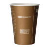 World Art Renewable And Compostable Food Container, 32 Oz, 4.05" Diameter x 5.8" h, Tan, Paper, 25/Pack, 20 Packs/Carton
