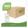 Greenstripe Pla Cold Cups, 32 Oz, Plastic, Clear, 1,000/Carton
