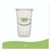 Greenstripe Pla Cold Cups, 32 Oz, Plastic, Clear, 1,000/Carton