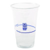 Bluestripe Recycled Content Clear Plastic Cold Drink Cups, 24 Oz, 600/Carton