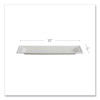 Vanguard Renewable And Compostable Sugarcane Plates, 5 x 10, White, 500/Carton