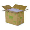 Renewable And Compostable Rectangular Deli Containers With Lid, 8 Oz, 3 x 4.83 x 1.5, Clear, Plastic, 50/Pack, 4 Packs/Carton