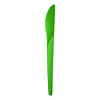Plantware Compostable Cutlery, Knife, Plastic, Green, 1,000/Carton