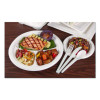 Plantware Compostable Cutlery, Spoon, Plastic, White, 1,000/Carton