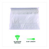 Plantware Compostable Soup Spoon, Heavyweight, Plastic, White, 50/Pack, 20 Packs/Carton