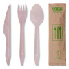 Wood Cutlery, General Purpose, Fork/Knife/Napkin/Spoon, Natural, 500/Carton