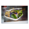 Worldview Renewable Molded Fiber Containers, 10 Oz, 5.04 x 5.04 x 1.09, White, 800/Carton