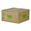 Renewable And Compostable Lids, Fits 5" Square Containers, Clear, Plastic, 50/Pack, 8 Packs/Carton