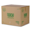 Renewable And Compostable Lids, 8.8 x 8.8 x 1.64, Clear, Plastic, 200/Carton