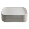 Regalia Sugarcane Servingware, Platter, 13 x 17, White, 100/Carton