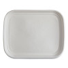 Regalia Sugarcane Servingware, Platter, 13 x 17, White, 100/Carton