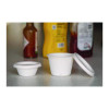 Vanguard Sugarcane Portion Cup Lid, Fits 4 Oz Portion Cups, White, 1,800/Carton