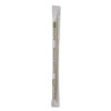 Renewable And Compostable Pha Straws, 7.75", Natural White, 2,000/Carton