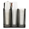 Network Collection 14-Compartment Coffee Cup And Condiment Countertop Organizer, 11.61 x 23.9 x 12.76, Black
