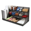 Network Collection 14-Compartment Coffee Cup And Condiment Countertop Organizer, 11.61 x 23.9 x 12.76, Black