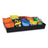 Anchor Collection 5-Compartment Snack Organizer, 12 x 24 x 3.25, Black