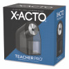 Model 1675 Teacherpro Classroom Electric Pencil Sharpener, Ac-Powered, 4 X 7.5 X 8, Black/Silver/Smoke