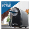 Model 19501 Mighty Mite Home Office Electric Pencil Sharpener, Ac-Powered, 3.5 X 5.5 X 4.5, Black/Gray/Smoke
