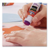 Washable School Glue Sticks, 0.24 Oz, Applies Purple, Dries Clear, 4/Pack