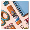 Washable School Glue Sticks, 0.24 Oz, Applies Purple, Dries Clear, 4/Pack