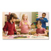 Washable School Glue Sticks, 0.24 Oz, Applies Purple, Dries Clear, 4/Pack