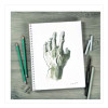 Take Me Along Sketch Book, 50 Lb Tissue Paper Stock, Black/Silver Cover, (100) 11 x 8.5 Sheets
