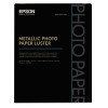 Professional Media Metallic Gloss Photo Paper, 10.5 Mil, 17 X 22, White, 25/Pack