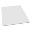 Everlife Light Use Chair Mat For Flat Pile Carpeted Floors, Rectangular, Straight Edges, 36" x 44", Clear