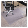 Everlife Intensive Use Chair Mat For High To Extra-High/Plush Pile Carpeted Floors, Rectangular With Lip, 36" x 48", Clear