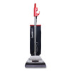 Tradition Quietclean Upright Vacuum Sc889a, 12" Cleaning Path, Gray/Red/Black