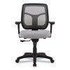 Apollo Mid-Back Mesh Chair, 18.1" To 21.7" Seat Height, Silver Seat, Silver Back, Black Base